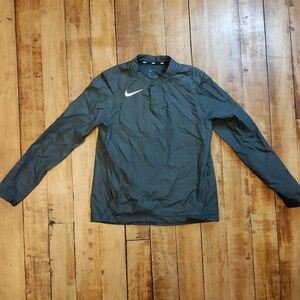 Nike Long Sleeve Baseball Windshirt Boys small CT3869 gray warm up sports